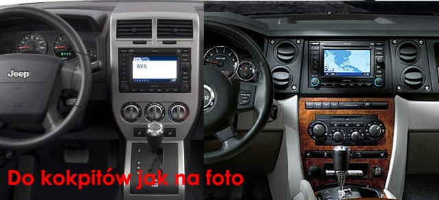 Radio Dedykowane Jeep Commander Compass Grand Cherokee 130X210Mm Android 4.4.4 C