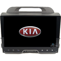 Radio dedykowane Kia Sportage III 2010-2015r. 9 Cali Android 8.1/9.1 CPU 8x1.6GHz Ram4GB Dysk64GB GPS Ekran HD MultiTouch OBD2 DVR DVBT BT Kam SIM POR