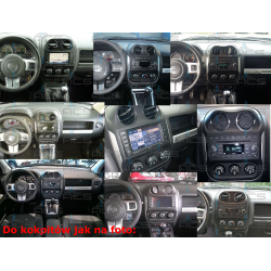 Radio dedykowane Jeep Compass 2011r. w górę Android 8 CPU 8x1.5GHz Ram 2GHz Dysk 32GB Ekran HD MultiTouch OBD2 DVR DVBT BT Kam