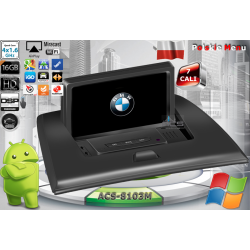 Radio dedykowane BMW X3 E83 2003-2010  Android 4.4.4 CPU 4x1.6GHz Ram 1GHz Dysk 16GB Ekran HD MultiTouch OBD2 DVR DVBT BT Kam