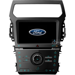 Radio dedykowane Ford Exploer 2011r. up Android 9/10 CPU 8x1.87GHz Ram4GB Dysk32GB DSP DVD GPS Ekran HD MultiTouch OBD2 DVR DVBT BT Kam