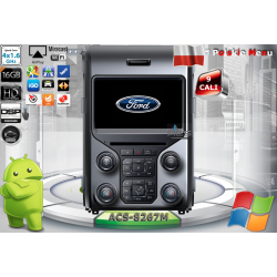 Radio dedykowane Ford F150 2013r. up Android 9/10 CPU 8x1.87GHz Ram4GB Dysk32GB DSP DVD GPS Ekran HD MultiTouch OBD2 DVR DVBT BT Kam