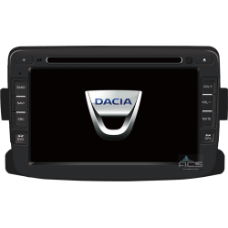Radio dedykowane Dacia Duster Lodgy Logan Sandero Android 9/10 CPU 8x1.87GHz Ram4GB Dysk32GB DSP DVD GPS Ekran HD MultiTouch OBD2 DVR DVBT BT Kam