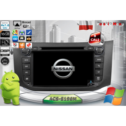 Radio dedykowane Nissan Sylphy od 2012r. Android 9/10 CPU 8x1.87GHz Ram4GB Dysk32GB DSP DVD GPS Ekran HD MultiTouch OBD2 DVR DVBT BT Kam