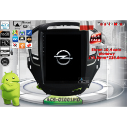 Radio dedykowane Opel Insignia 2014r up TESLA STYLE Android 7.1 CPU 4x1.6GHz Ram 2GHz Dysk 32GB GPS Ekran HD MultiTouch OBD2 DVR DVBT BT Kam