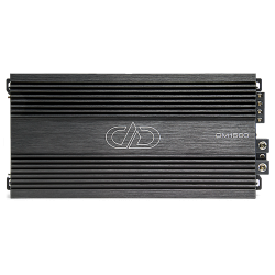DD Audio DM1500 Wzmacniacz samochodowy 1-kanałowy klasy D - moc RMS: 1 x 1500W, 1 Ohm, 1 x 1000 W - 2 Ohm, 1 x 580 W - 4 Ohm. MAŁE WYMIARY