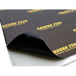 Ground Zero GZDM 3750AB-GOLD Opakowanie zbiorcze wysokiej jakości butylowych mat wygłuszających z folią aluminiową (100 µm). 10 sztuk x 750 mm x 500 m
