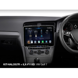 KIT-HALO-G7R ALPINE Zestaw instalacyjny Alpine Halo9 i Halo11 z obsługą interfejsu CAN do UART wyświetlacza (MFD) i SWRC dla Volkswagena Golfa 7