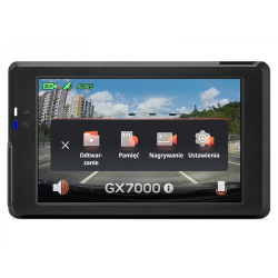 FineVu GX7000 - rejestrator QHD+FHD LCD GPS radary