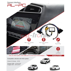Interfejs kamery przód / tył Peugeot / Citroen AIO system