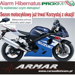 PROXIMA HIBERNATUS_P miękki  Alarm motocyklowy motocykl HIBERNATUS P wodoodporny