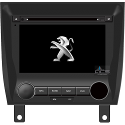 Radio dedykowane Peugeot 405 2009-2012r Android 4.4.4 CPU 4x1.6GHz Ram 1GHz Dysk 16GB Ekran HD MultiTouch OBD2 DVR DVBT BT Kam