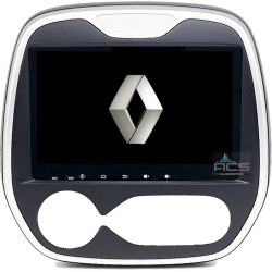 Radio dedykowane Renault Captur 2013r. w górę Android 8.1/9.1 CPU 8x1.6GHz Ram4GB Dysk64GB GPS Ekran HD MultiTouch OBD2 DVR DVBT BT Kam PORT SIM