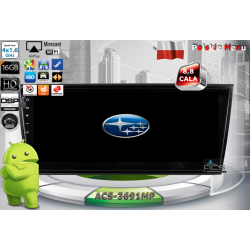 Radio dedykowane Subaru Outback, Legacy 2015 w górę Android10 CPU 8x1.6GHz Ram4GB Dysk 64GB DSP SIM PORT CARPLAY GPS Ekran HD MultiTouch OBD2 DVR BT K