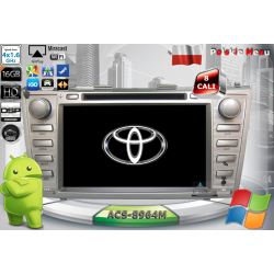 Radio dedykowane Toyota Camry 2007-2011r. Android 9/10 CPU 8x1.87GHz Ram4GB Dysk32GB (Ram6GB+Dysk128GB*) DSP DVD GPS Ekran HD MultiTouch IPS OBD2 DVR